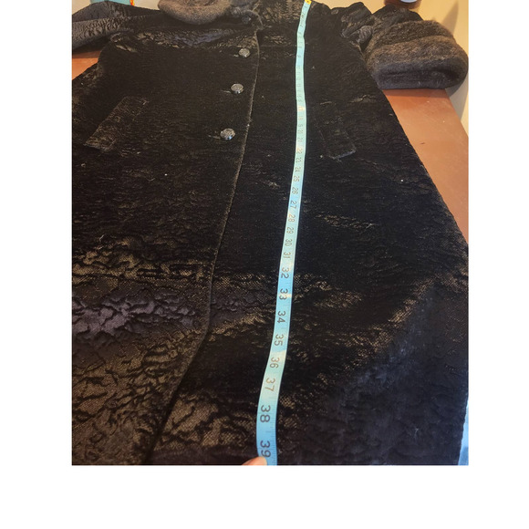 🖤 Vintage 60s Faux Fur Coat - Picture 12 of 13